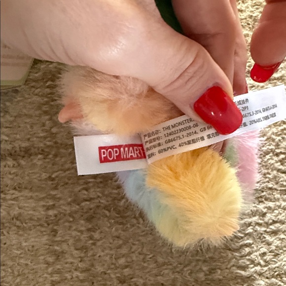 Pop Mart LaBubu Rainbow Plush Vinyl Figure - Pastel Multicolor - Picture 4 of 4